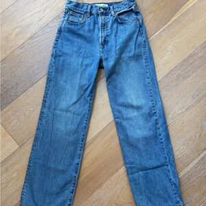 Aritzia Denim Forum Farrah hi-rise wide leg jeans